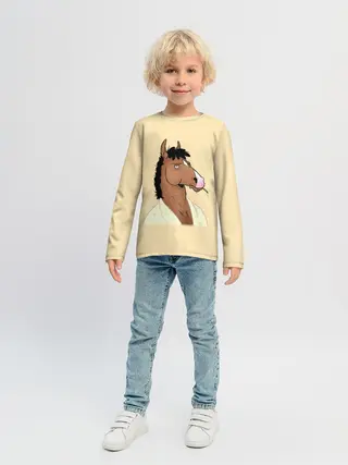Детский лонгслив / Конь БоДжек
