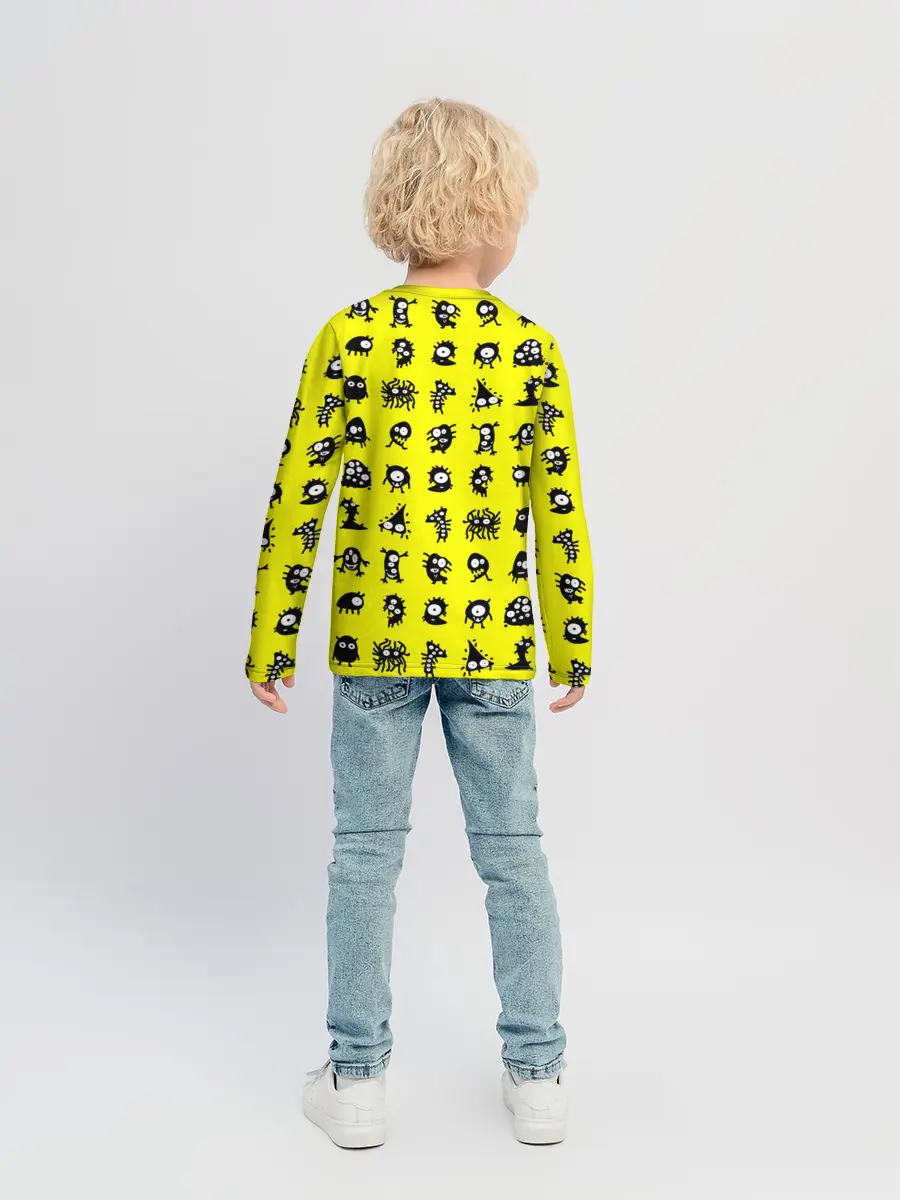 Детский лонгслив / монстры