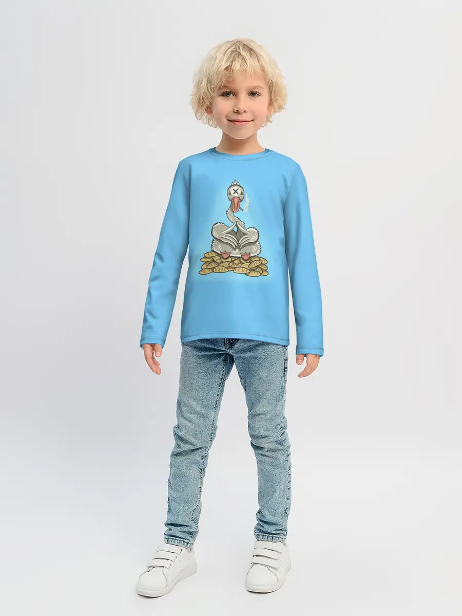 Детский лонгслив / Гусь батонный