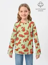 Детский лонгслив / Осенние лисички