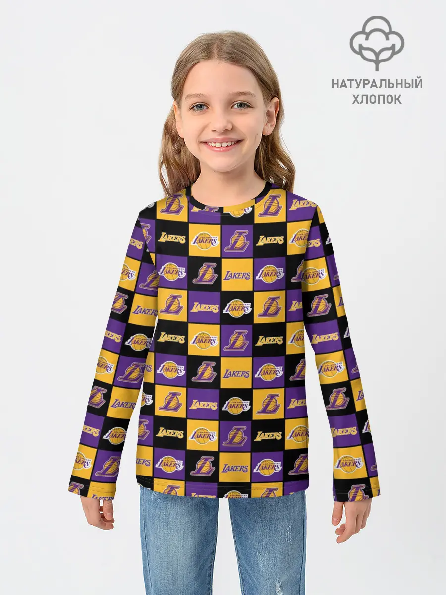 Детский лонгслив / LA LAKERS | ЛЕЙКЕРС