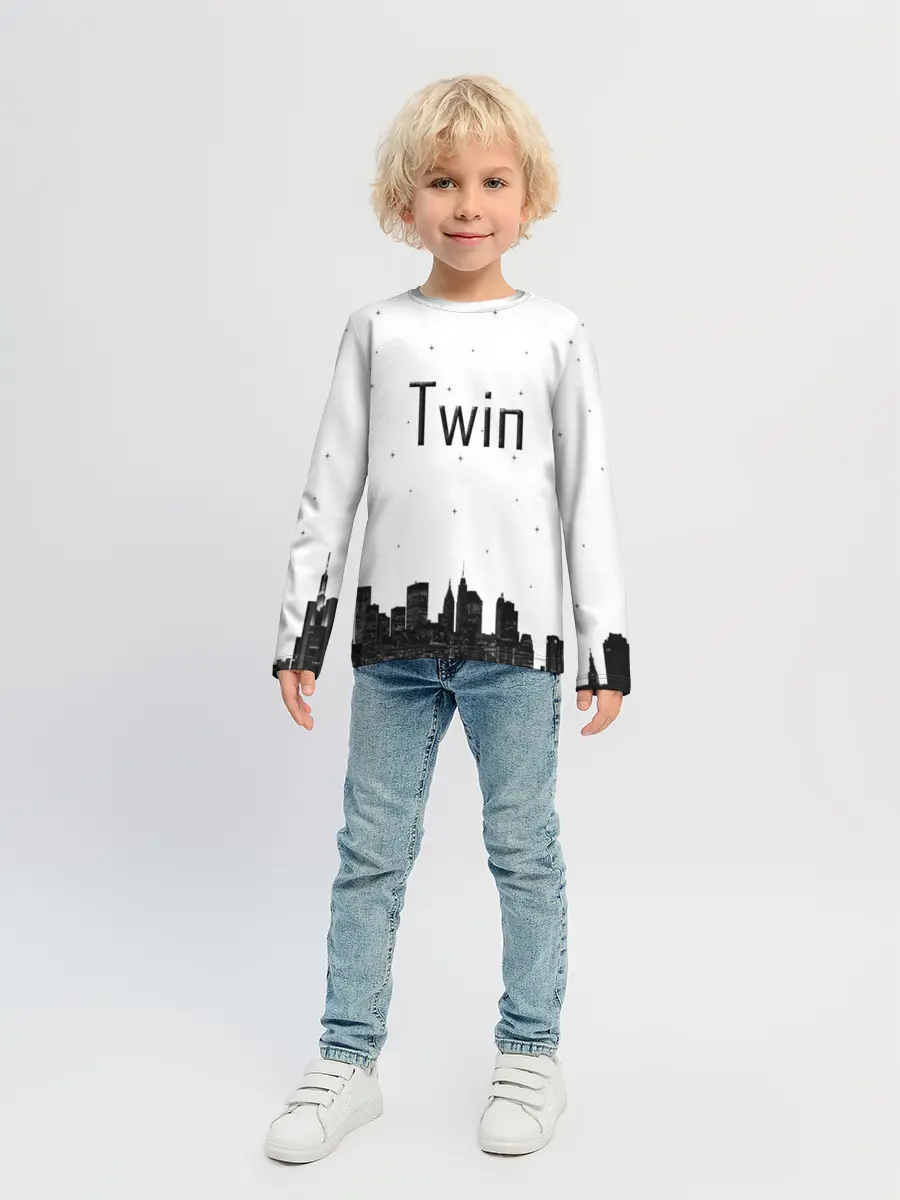 Детский лонгслив / Twin cities