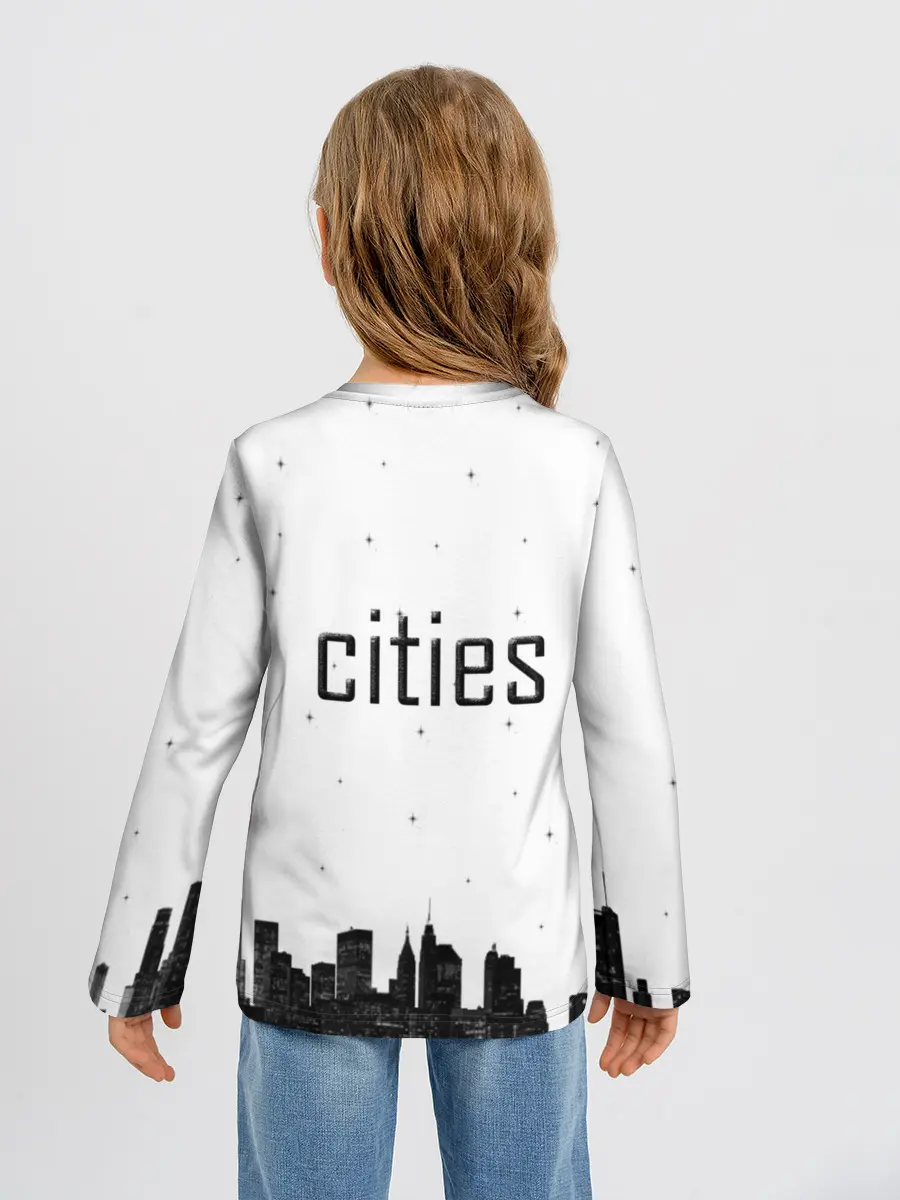 Детский лонгслив / Twin cities