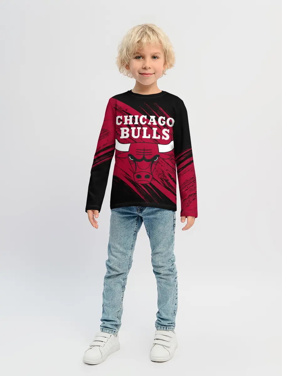 Детский лонгслив / Чикаго Буллз