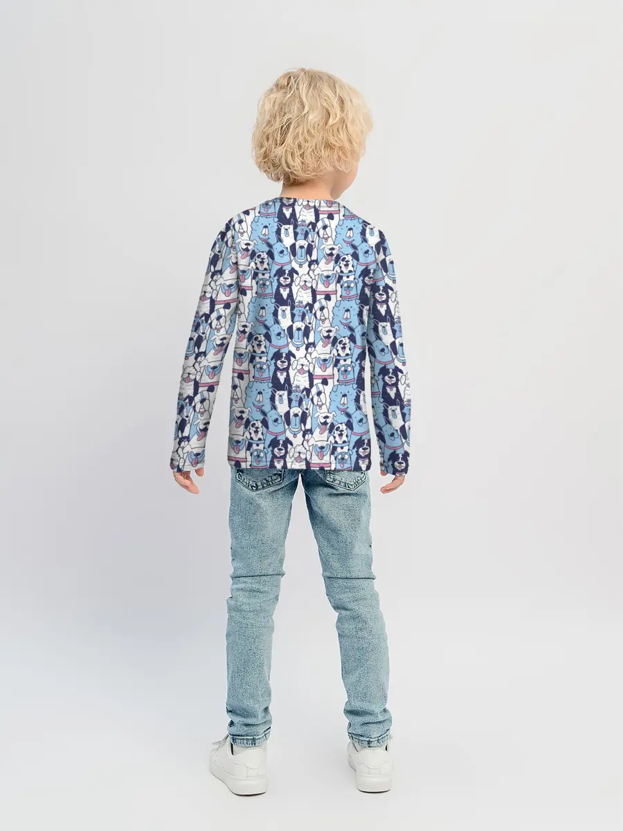 Детский лонгслив / МИЛЫЕ ПЕСИКИ