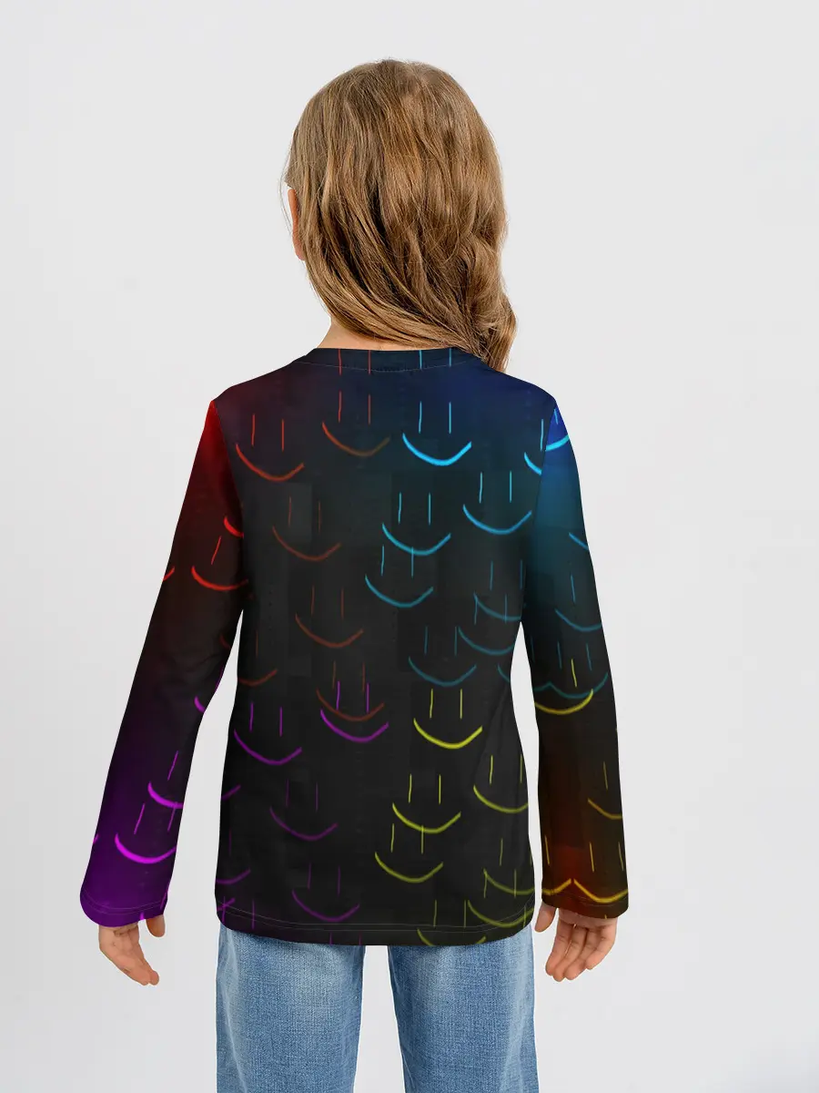 Детский лонгслив / Rainbow smile