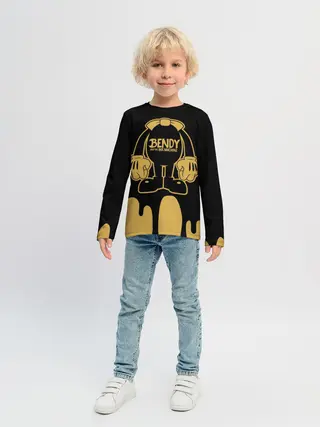 Детский лонгслив / Bendy And The Ink Machine