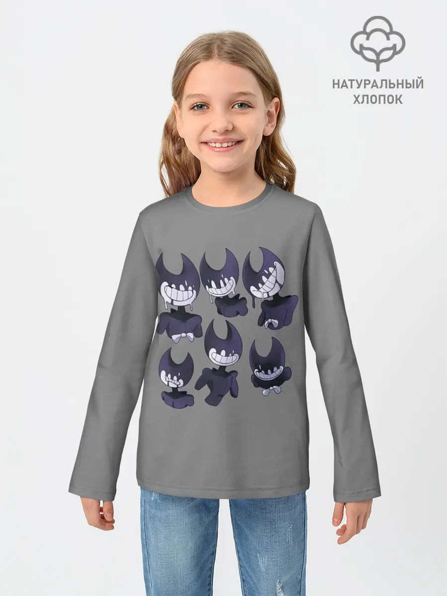 Детский лонгслив / Bendy And The Ink Machine