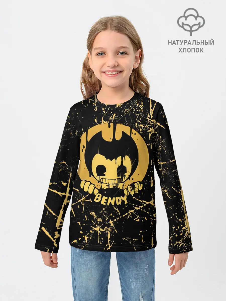 Детский лонгслив / Bendy And The Ink Machine