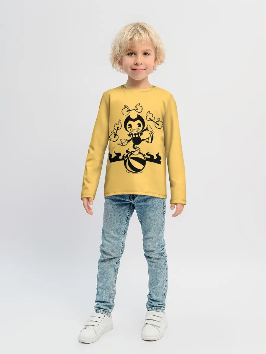 Детский лонгслив / Bendy And The Ink Machine