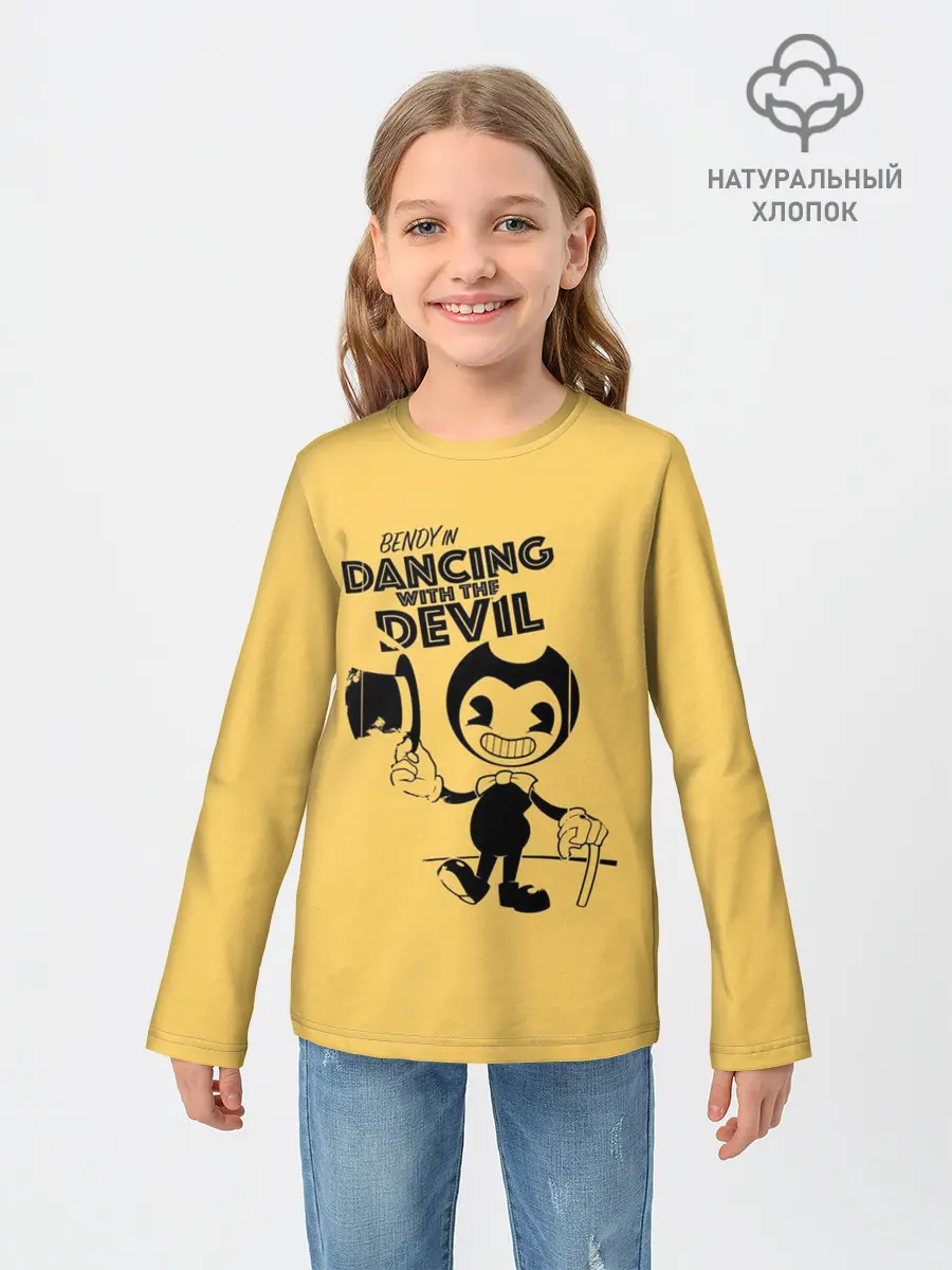 Детский лонгслив / Bendy And The Ink Machine