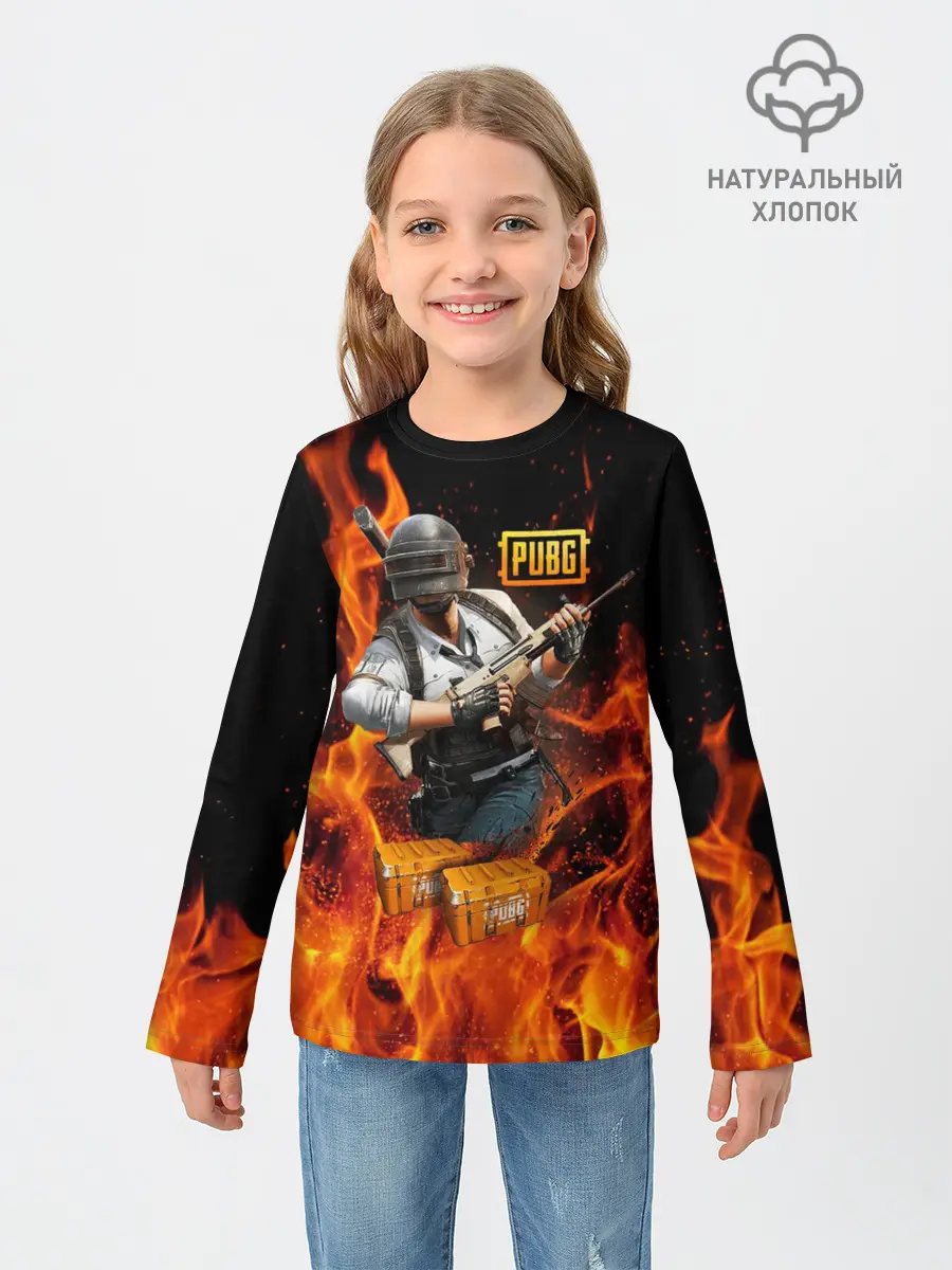 Детский лонгслив / PUBG