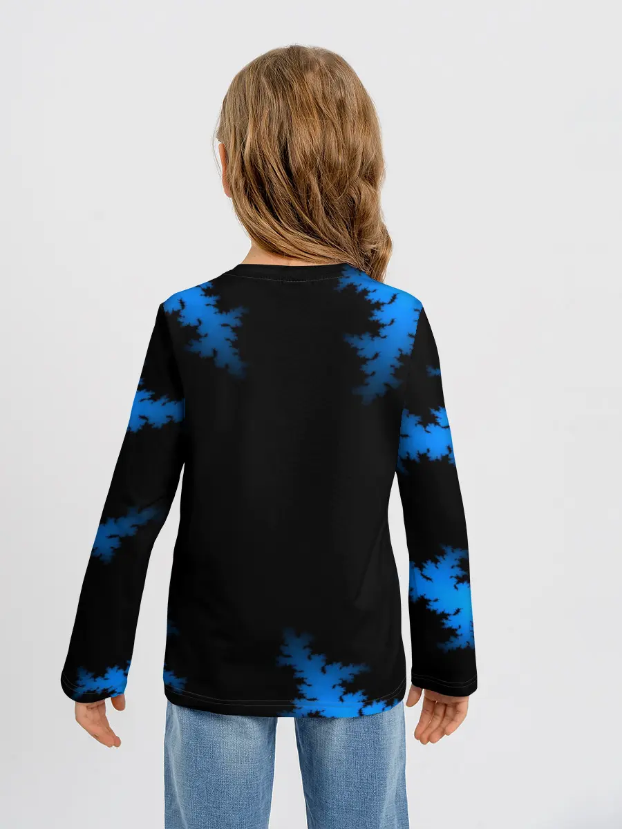 Детский лонгслив / Морозный узор