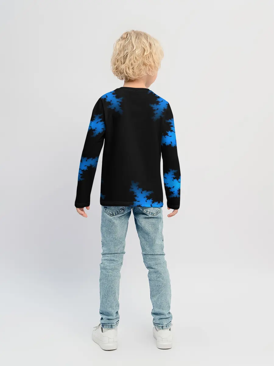 Детский лонгслив / Морозный узор