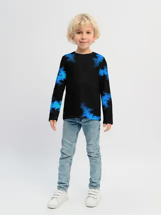 Детский лонгслив / Морозный узор