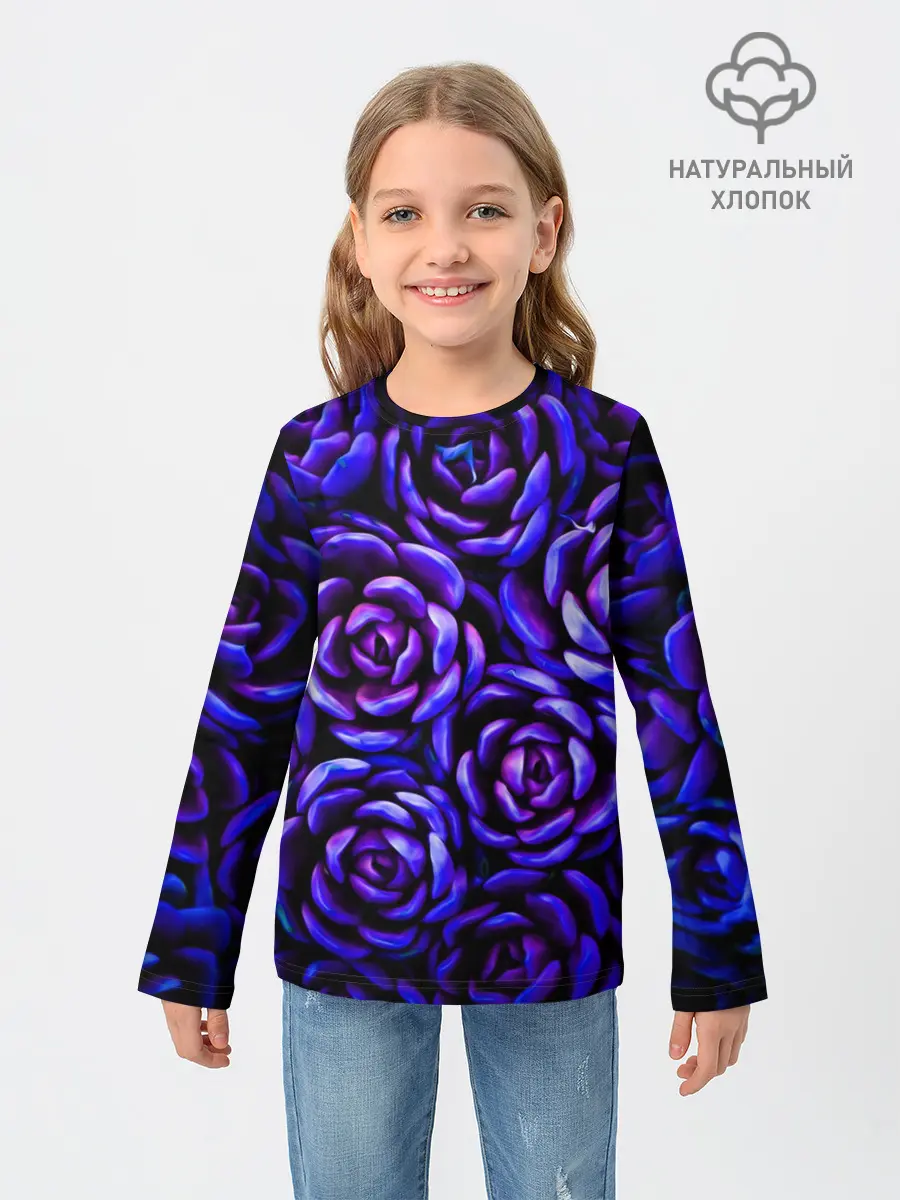 Детский лонгслив / Lovely Roses
