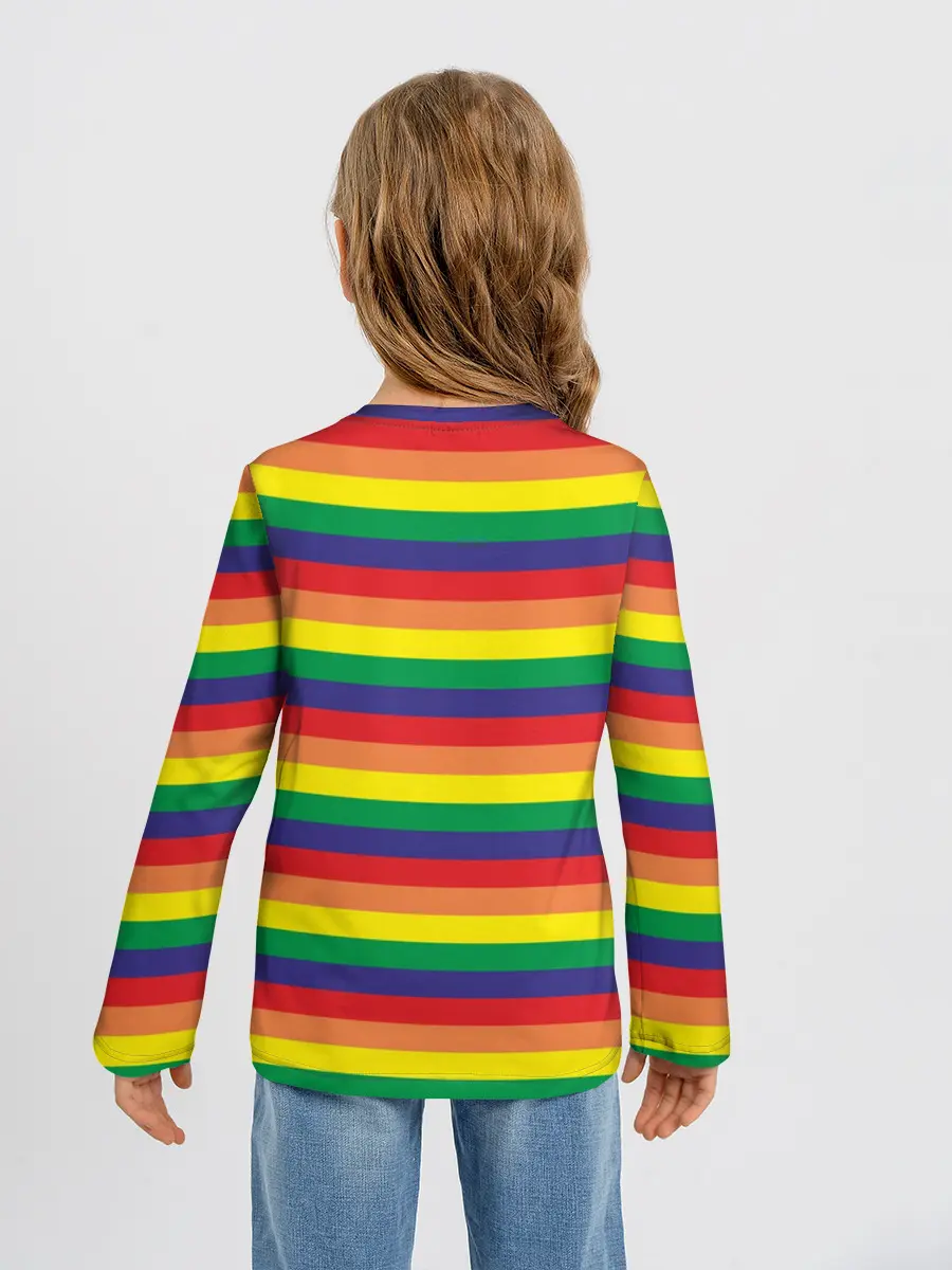 Детский лонгслив / Радуга