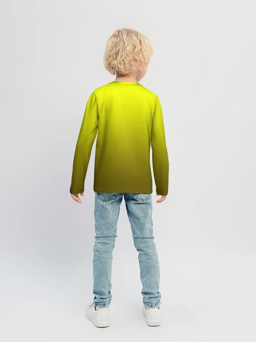 Детский лонгслив / утро доброе я нет