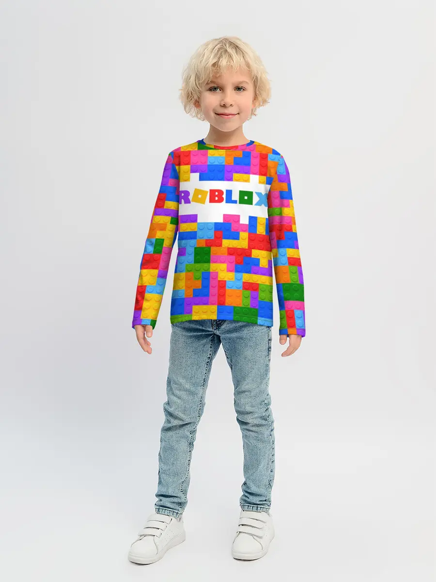 Детский лонгслив / ROBLOX LEGO