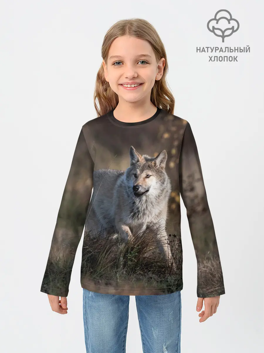 Детский лонгслив / WOLF