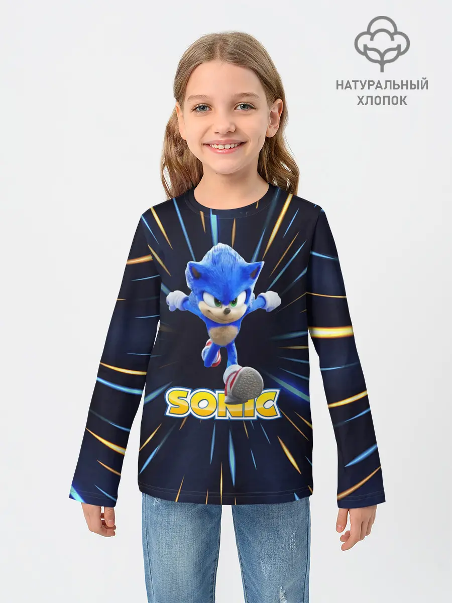 Детский лонгслив / SONIC.
