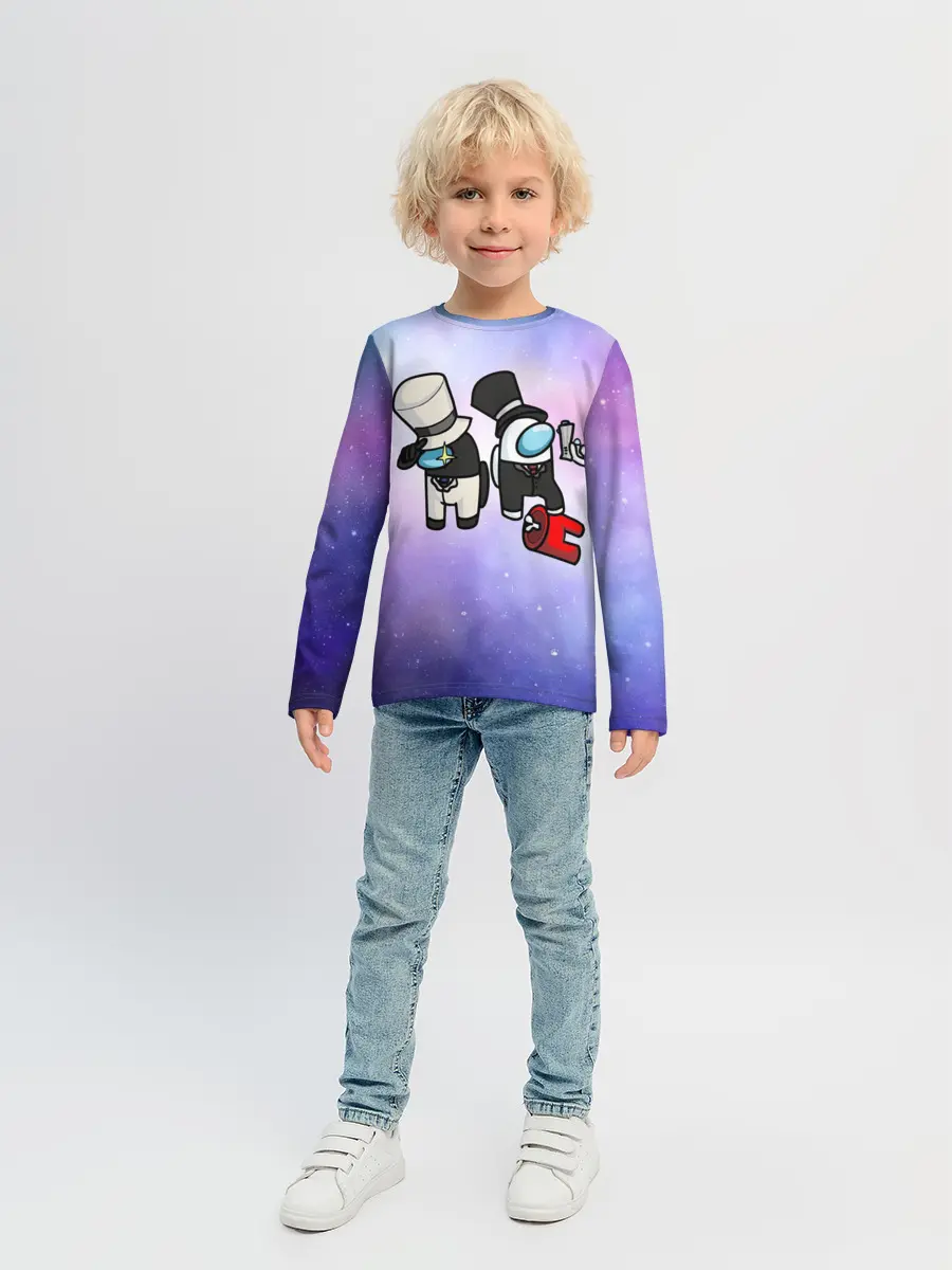 Детский лонгслив / Among us