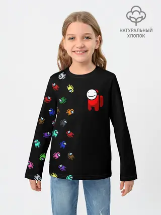 Детский лонгслив / AMONG US - Impostor