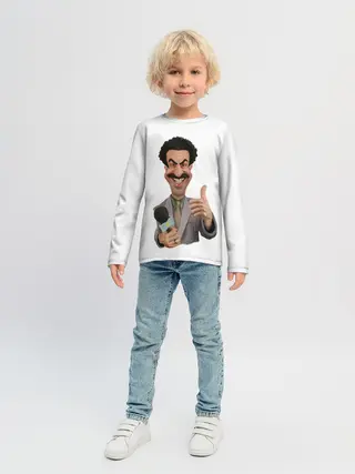 Детский лонгслив / Борат