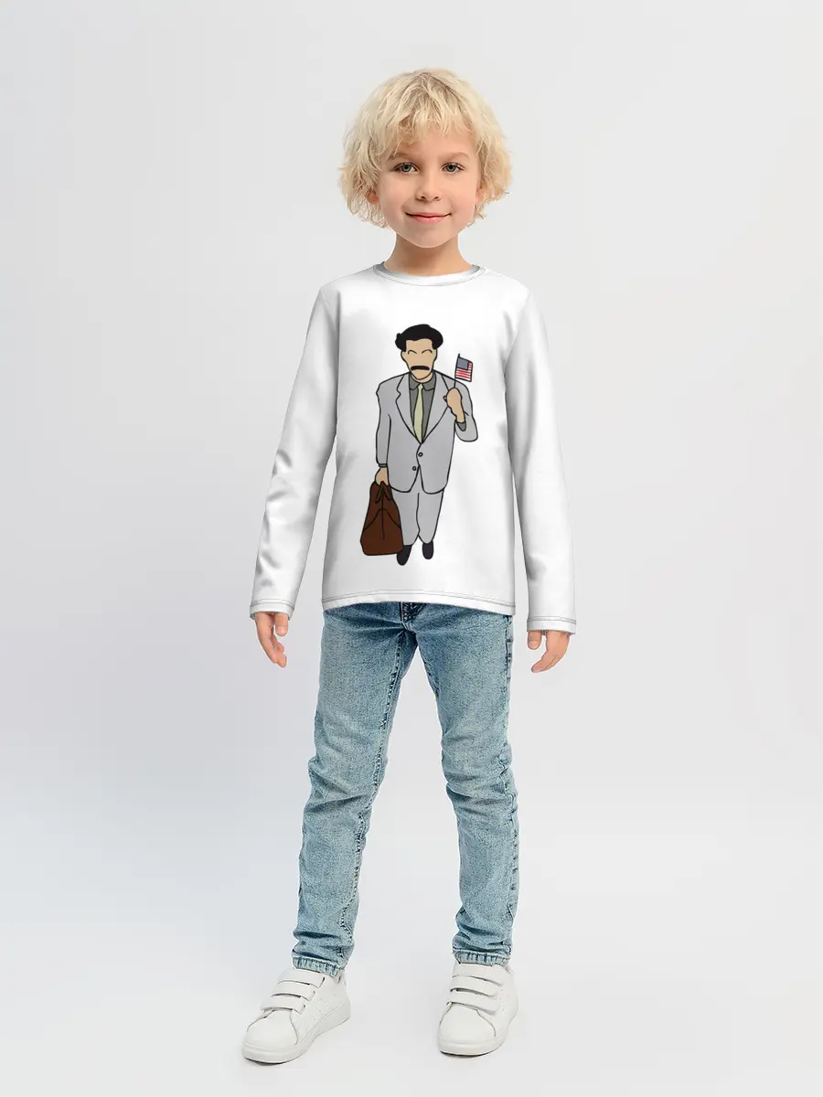 Детский лонгслив / Борат