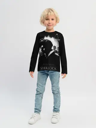 Детский лонгслив / Шерлок Холмс