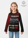 Детский лонгслив / Honda Civic Type R.