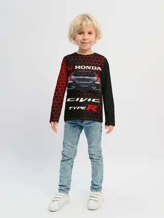 Детский лонгслив / Honda Civic Type R.