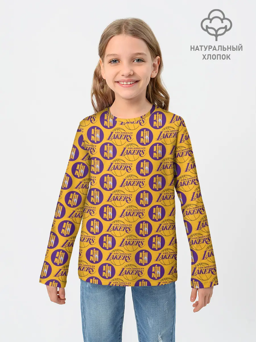Детский лонгслив / LA LAKERS