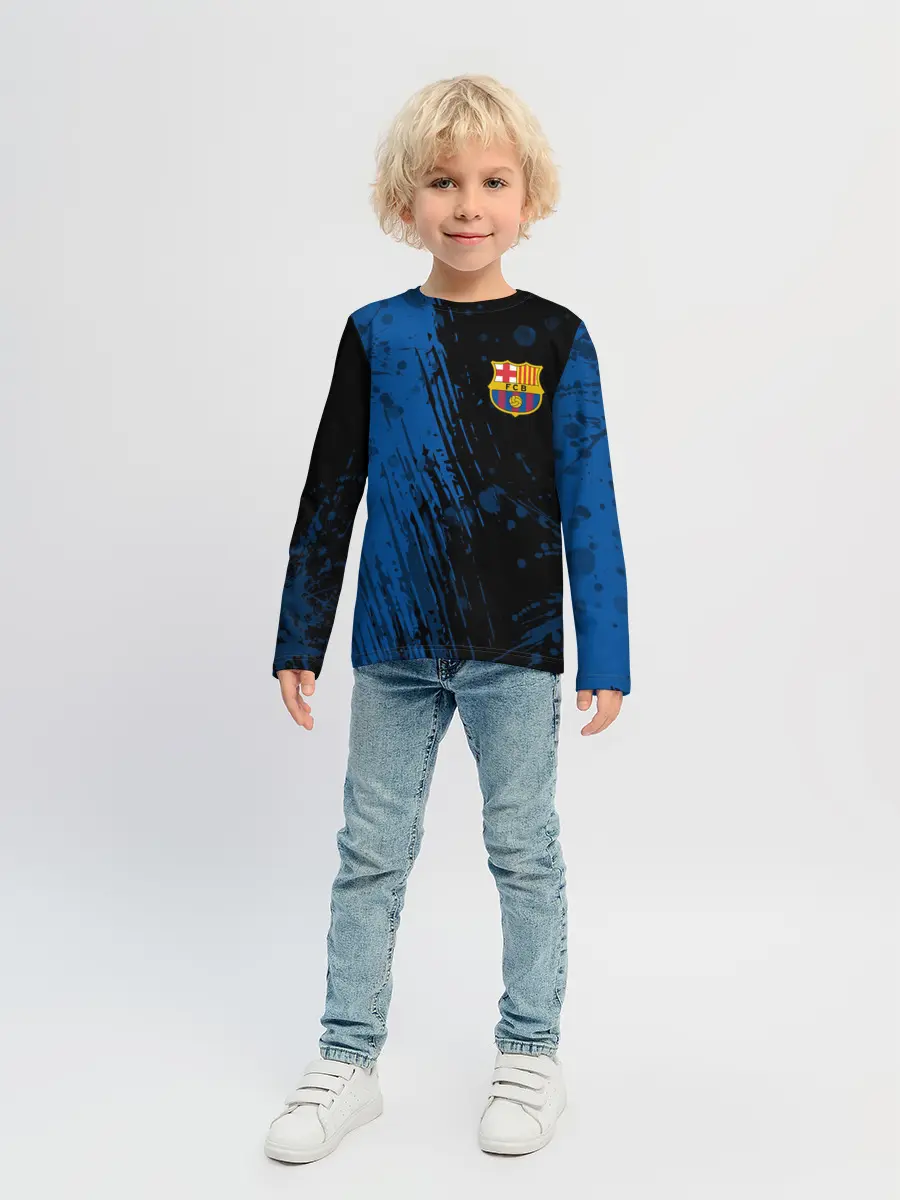Детский лонгслив / FC Barcelona / ФК Барселона.