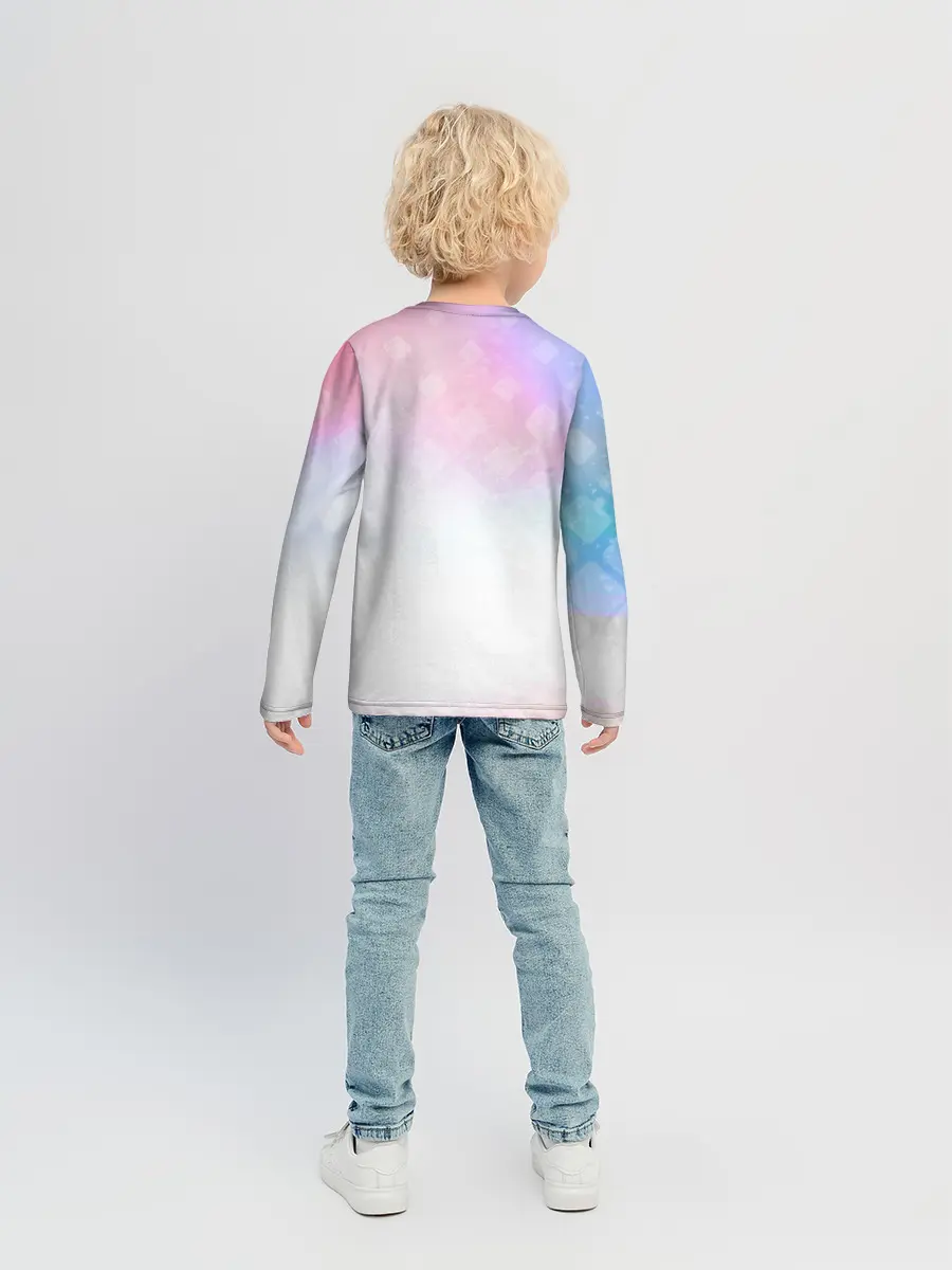 Детский лонгслив / Единорог