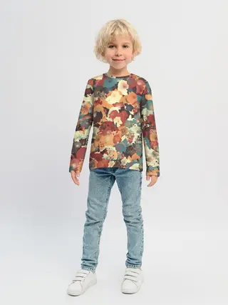 Детский лонгслив / Осенние цвета