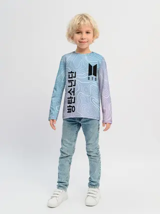 Детский лонгслив / BTS / БТС.