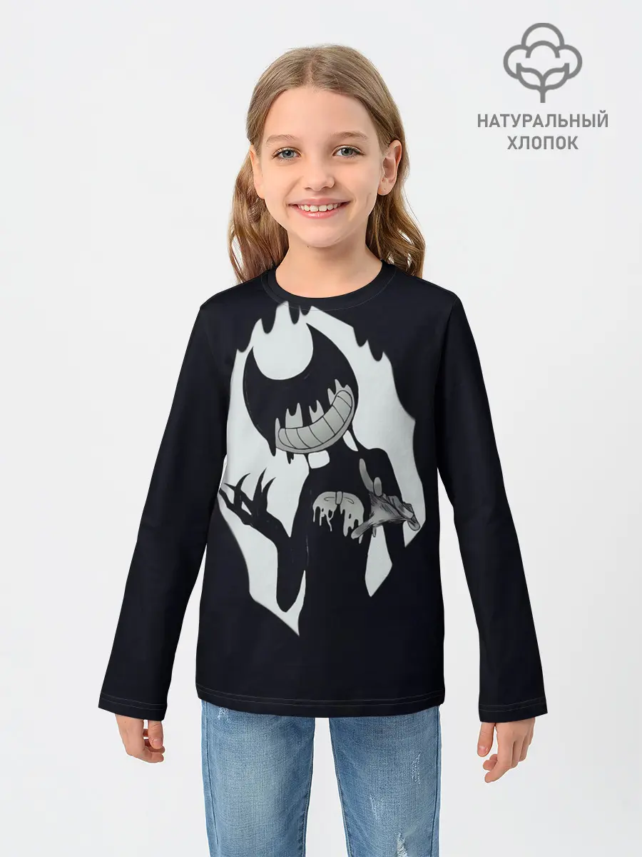 Детский лонгслив / Bendy And The Ink Machine