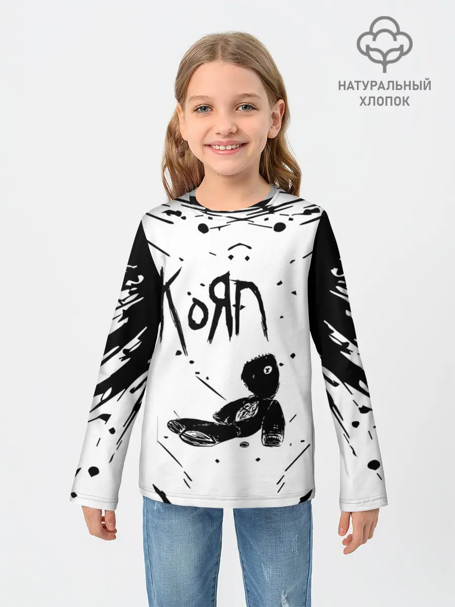 Детский лонгслив / korn