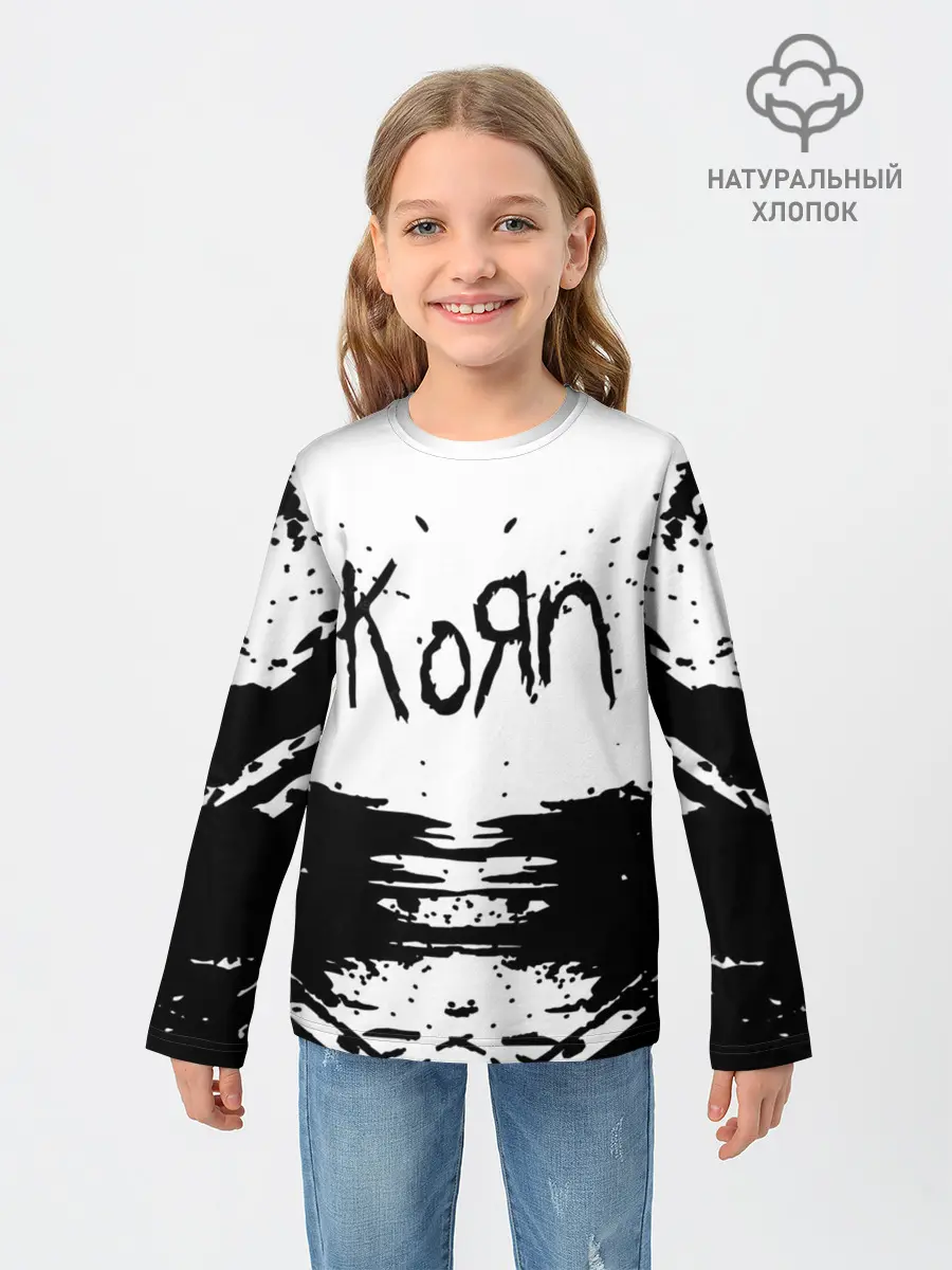 Детский лонгслив / korn