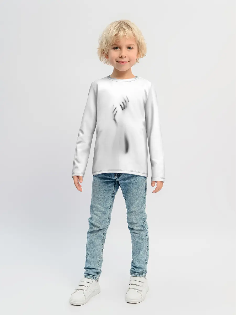 Детский лонгслив / Руки за стеклом