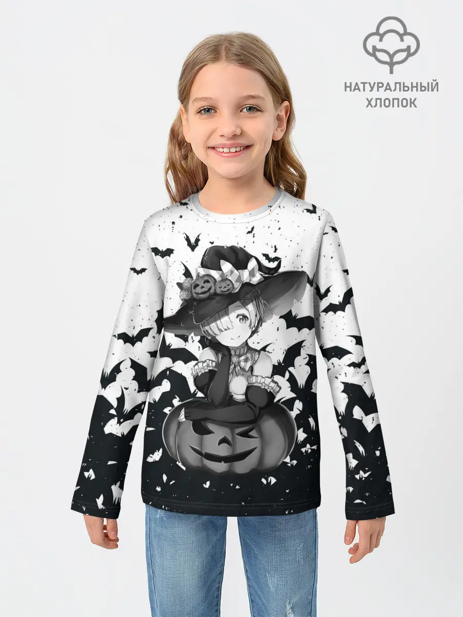 Детский лонгслив / Re:Zero | Рем