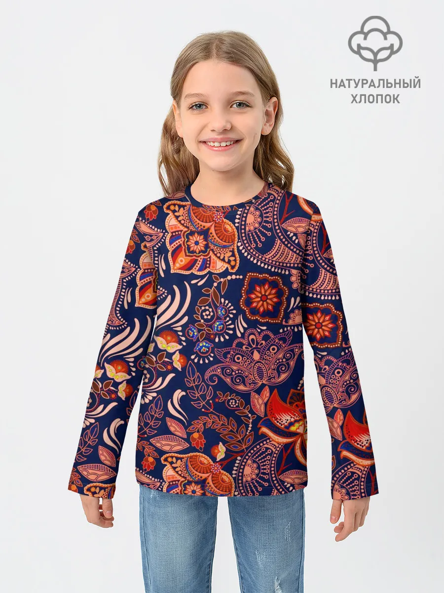 Детский лонгслив / Ornament-$