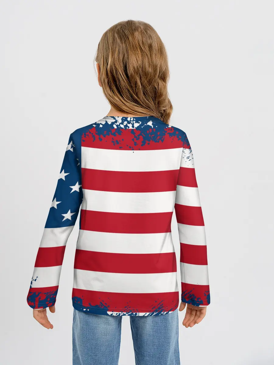 Детский лонгслив / Америка