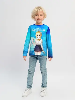 Детский лонгслив / Genshin Impact - Lumine