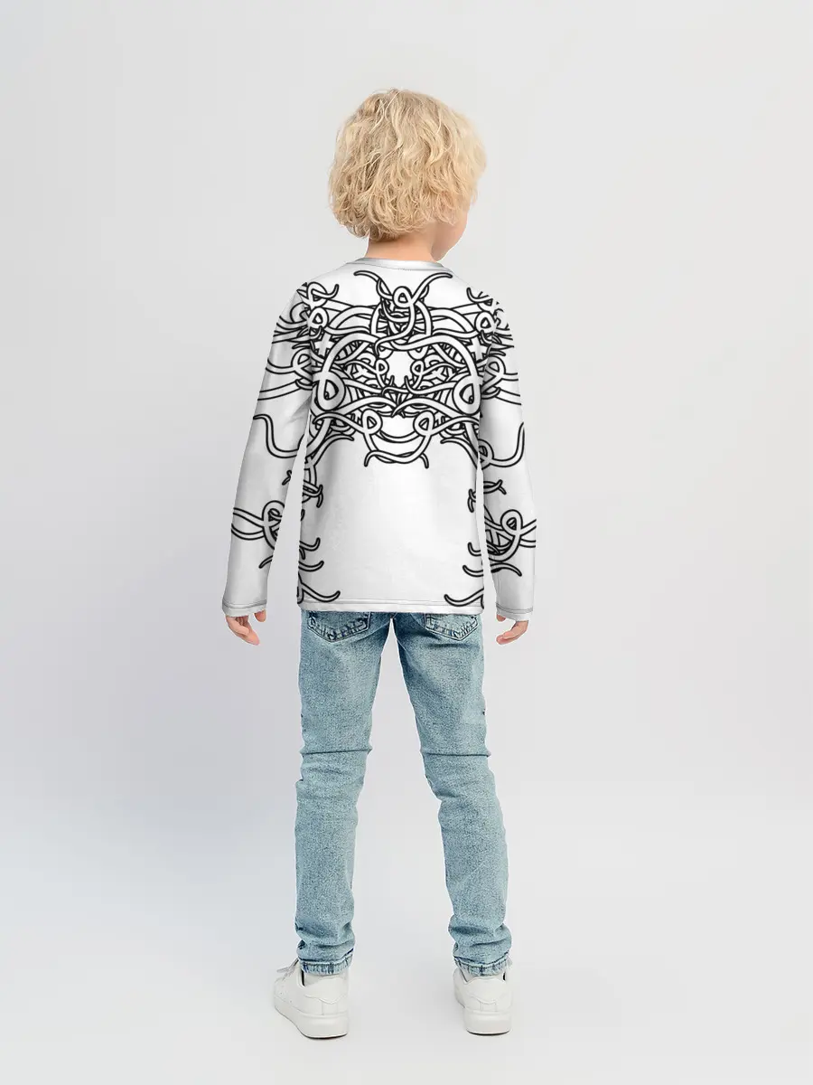 Детский лонгслив / Фэнтези мотылёк