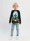 Детский лонгслив / Хэллоуин Кот