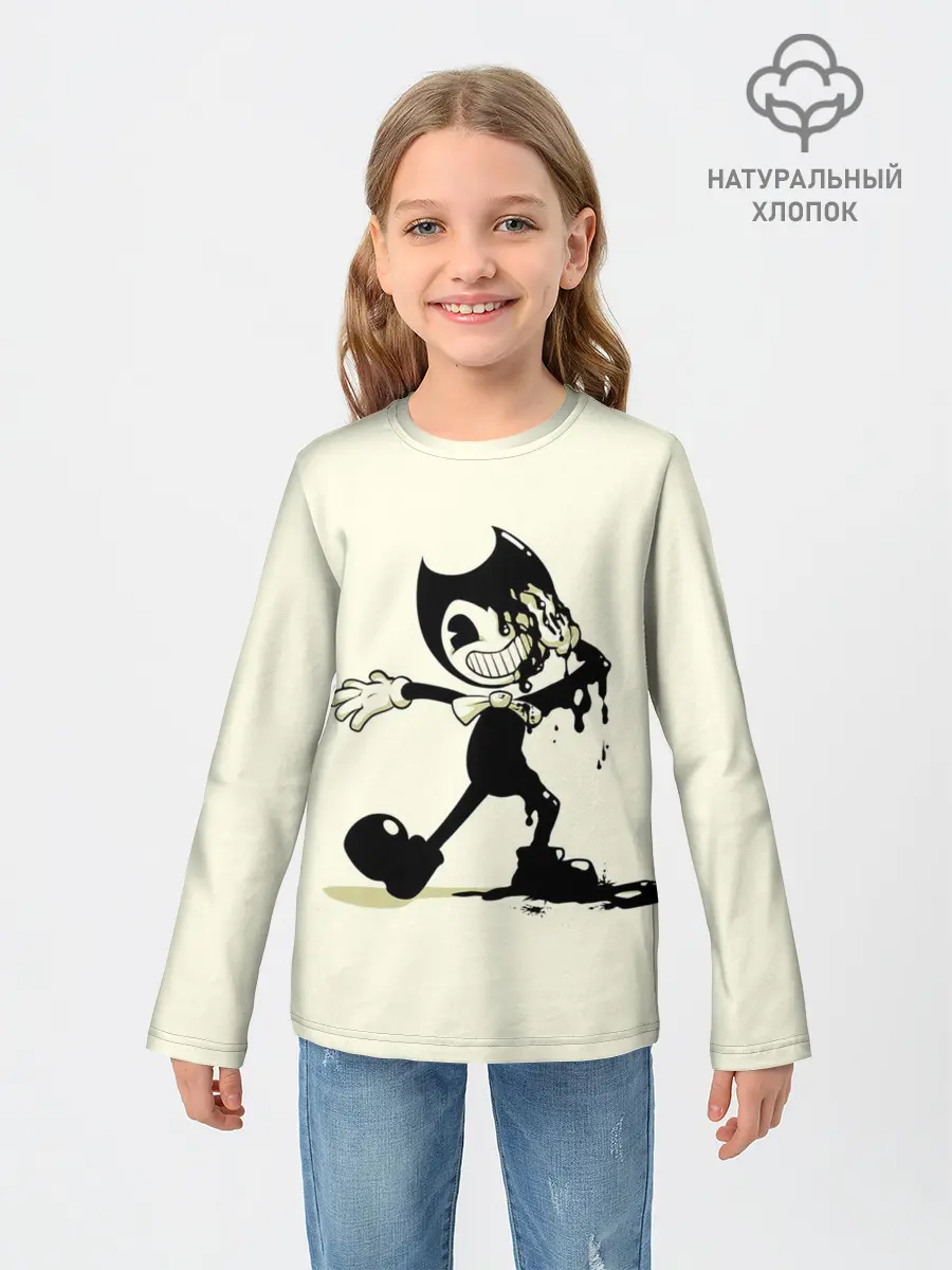 Детский лонгслив / Bendy And The Ink Machine