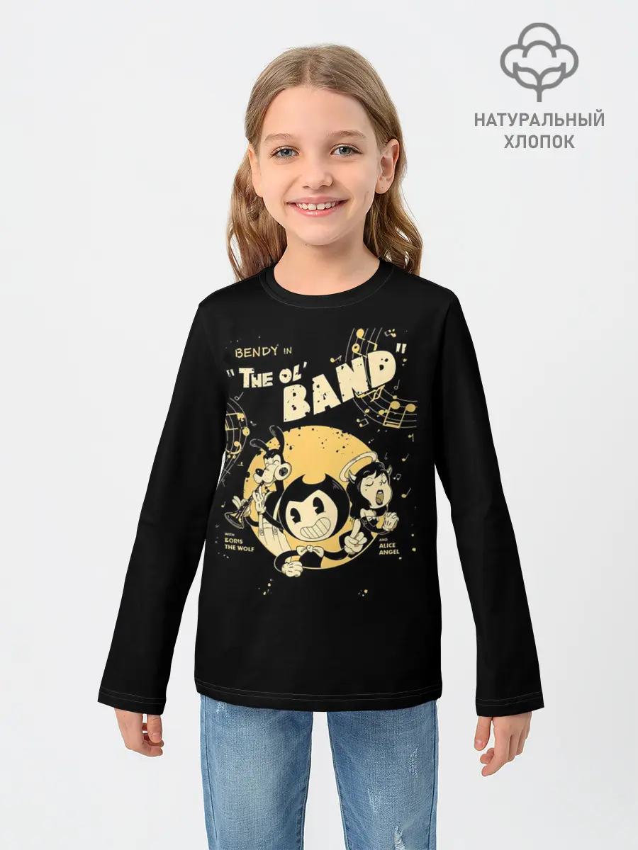 Детский лонгслив / Bendy And The Ink Machine