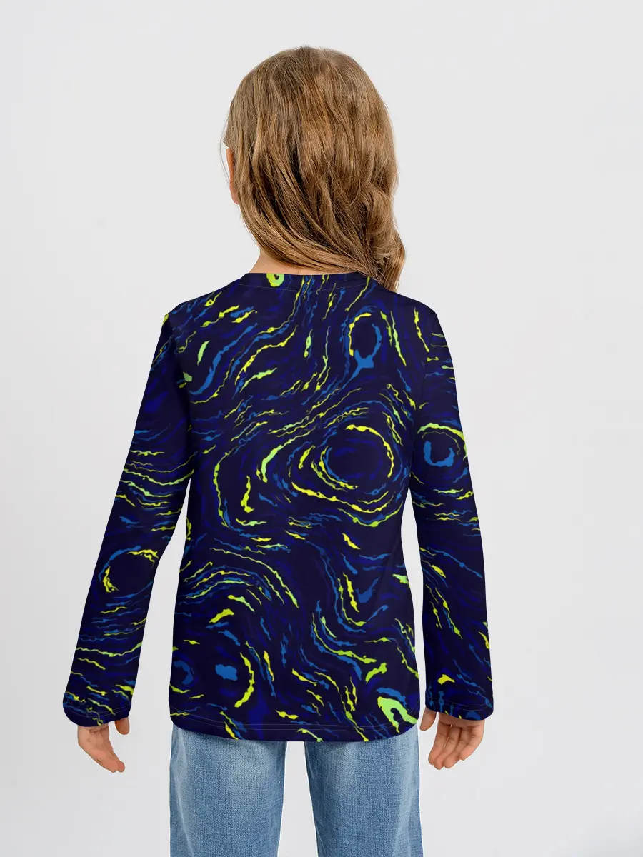 Детский лонгслив / Among Us | Van Gogh Style